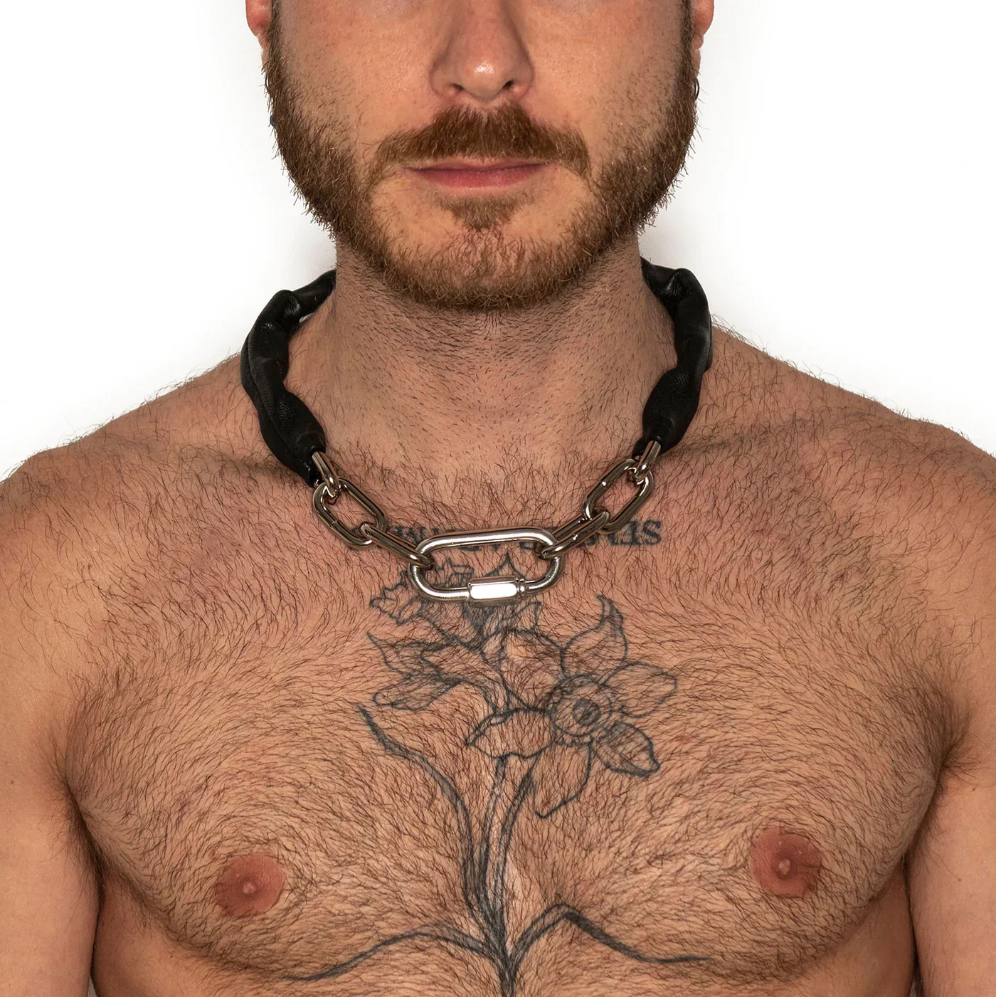 BIKER CHAIN COLLAR | BLK | SIRAINER - Image 3