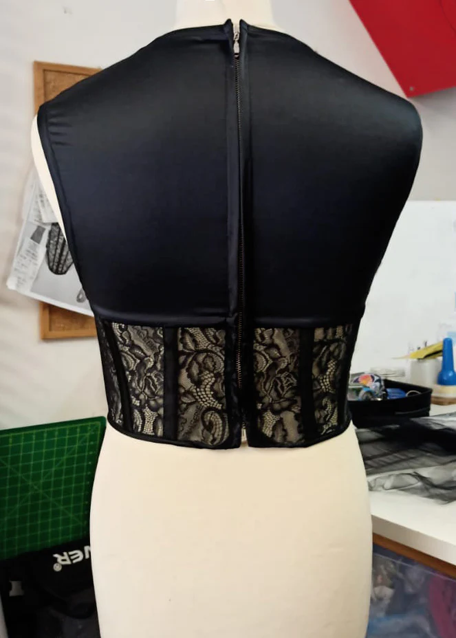 Corset Tank  | BLK | Rose Signature Edition - Image 4